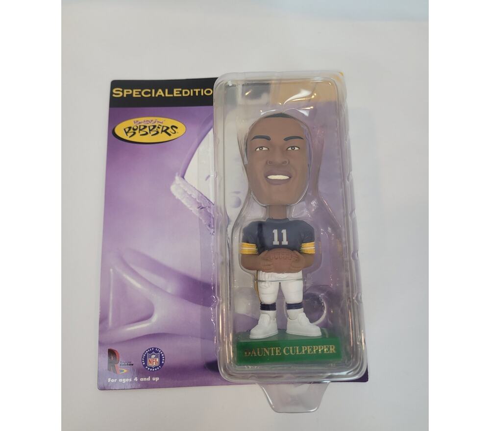 NFL MN Vikings Daunte Culpepper Classic Collectable Bobbin' Bobbers Bobblehead